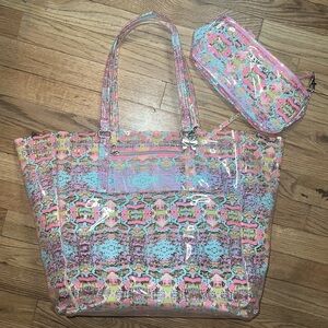 *Vintage* & *RARE* Victoria Secret Vinyl Tote Bag